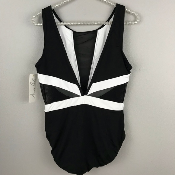 Anne Cole Mesh One Piece - Picture 4 of 7